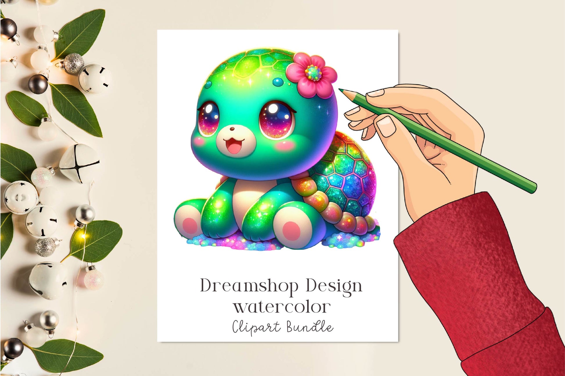 Cute Sea Turtle Clipart Bundle - CraftNest - Digital Crafting and Art