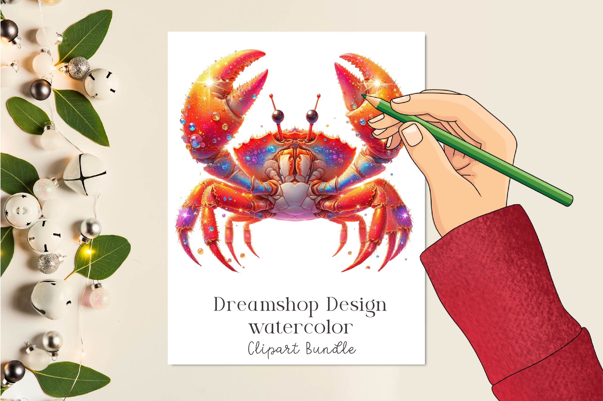 Cute Crab Clipart Bundle - CraftNest - Digital Crafting and Art