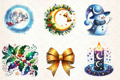 Celestial Christmas Clipart Bundle - CraftNest - Digital Crafting and Art