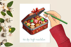 Holiday Christmas Cookies Clipart Bundle - CraftNest - Digital Crafting and Art