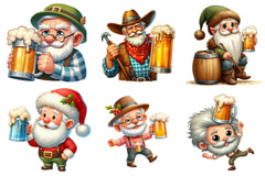Funny Beer Loving Grandpa Clipart Bundle - CraftNest - Digital Crafting and Art