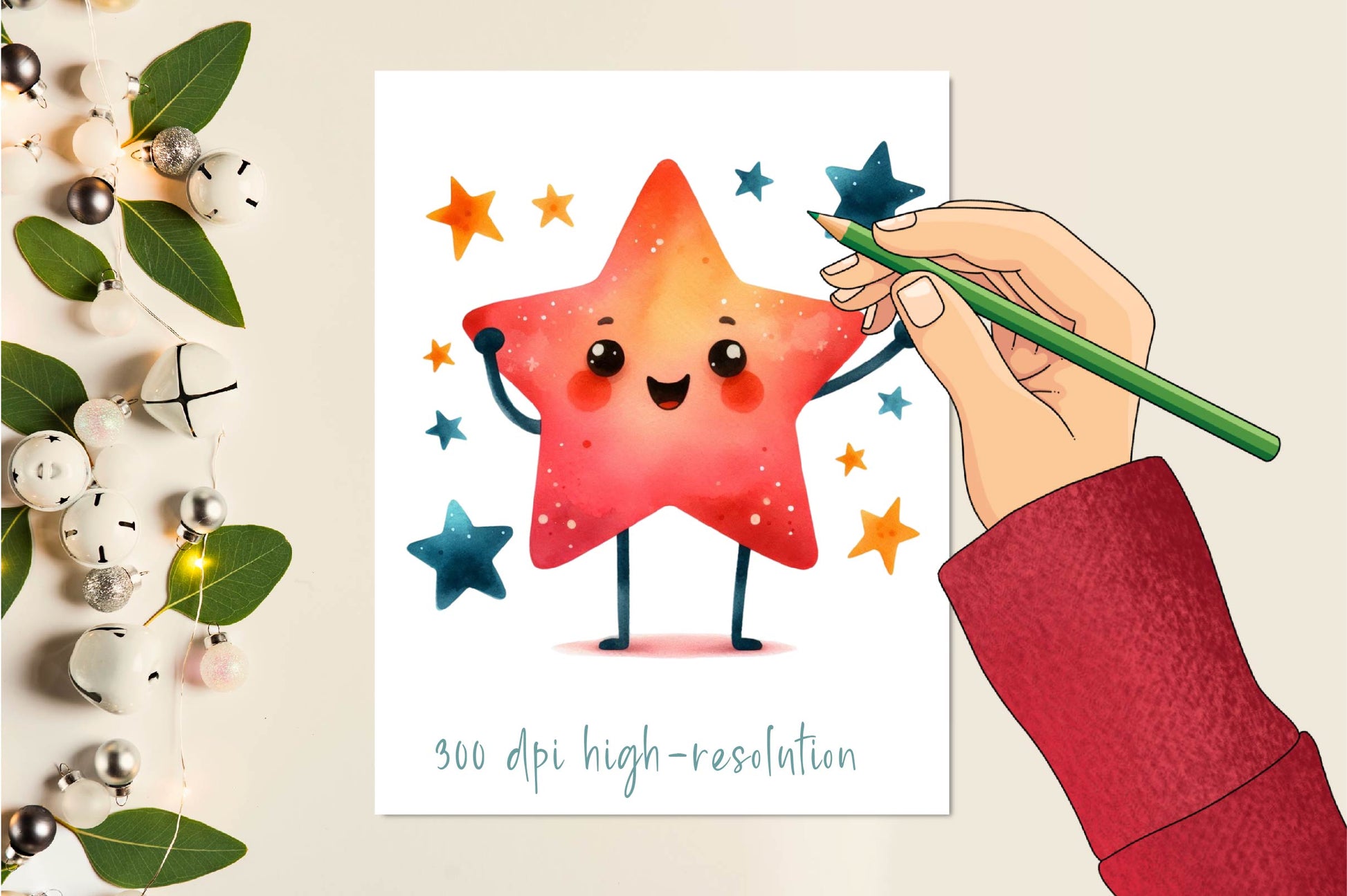 Playful Star Clipart Bundle - CraftNest - Digital Crafting and Art