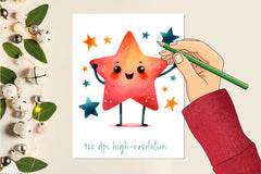 Playful Star Clipart Bundle - CraftNest - Digital Crafting and Art
