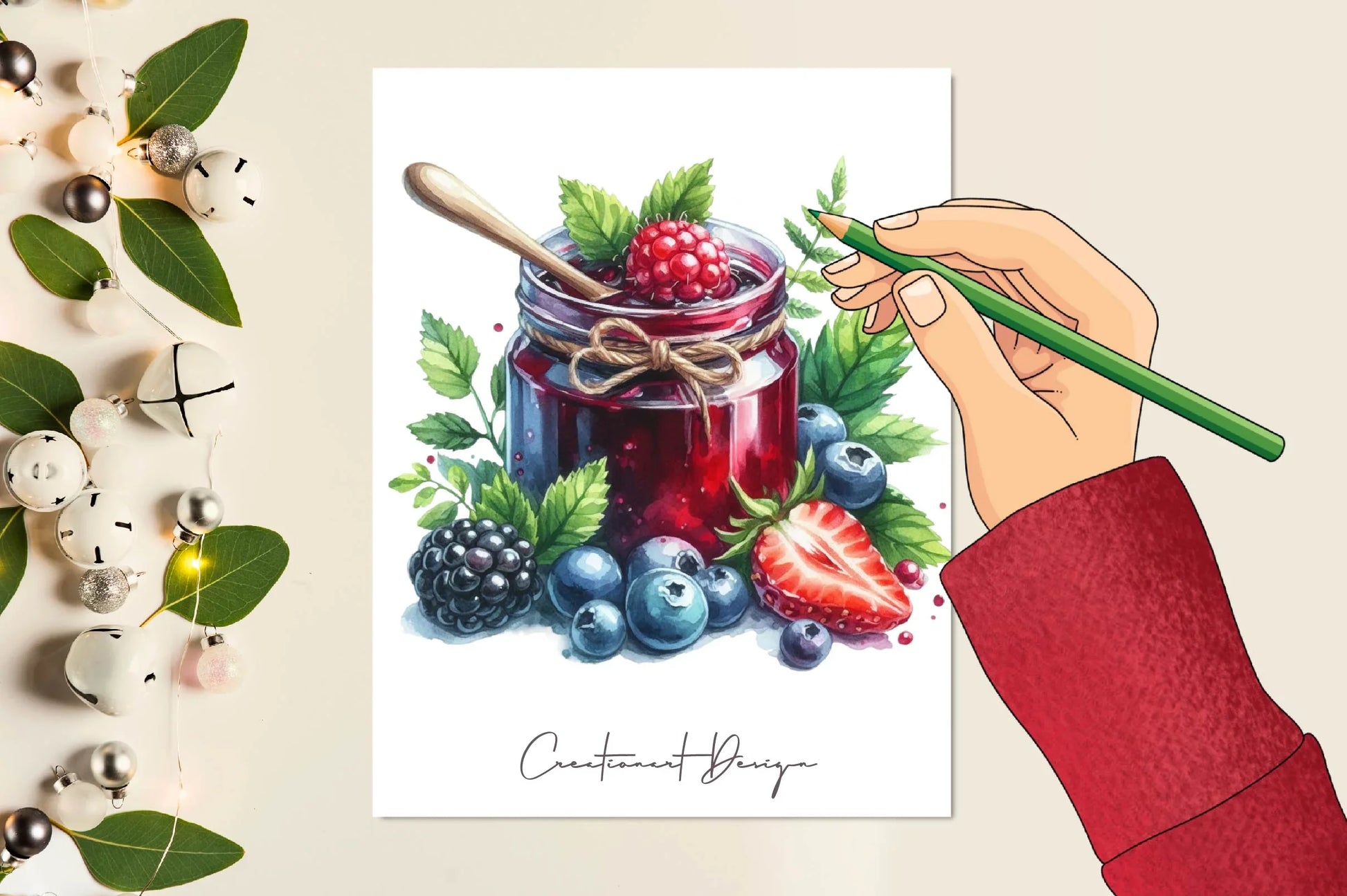 Berry Jam Clipart Bundle - CraftNest - Digital Crafting and Art