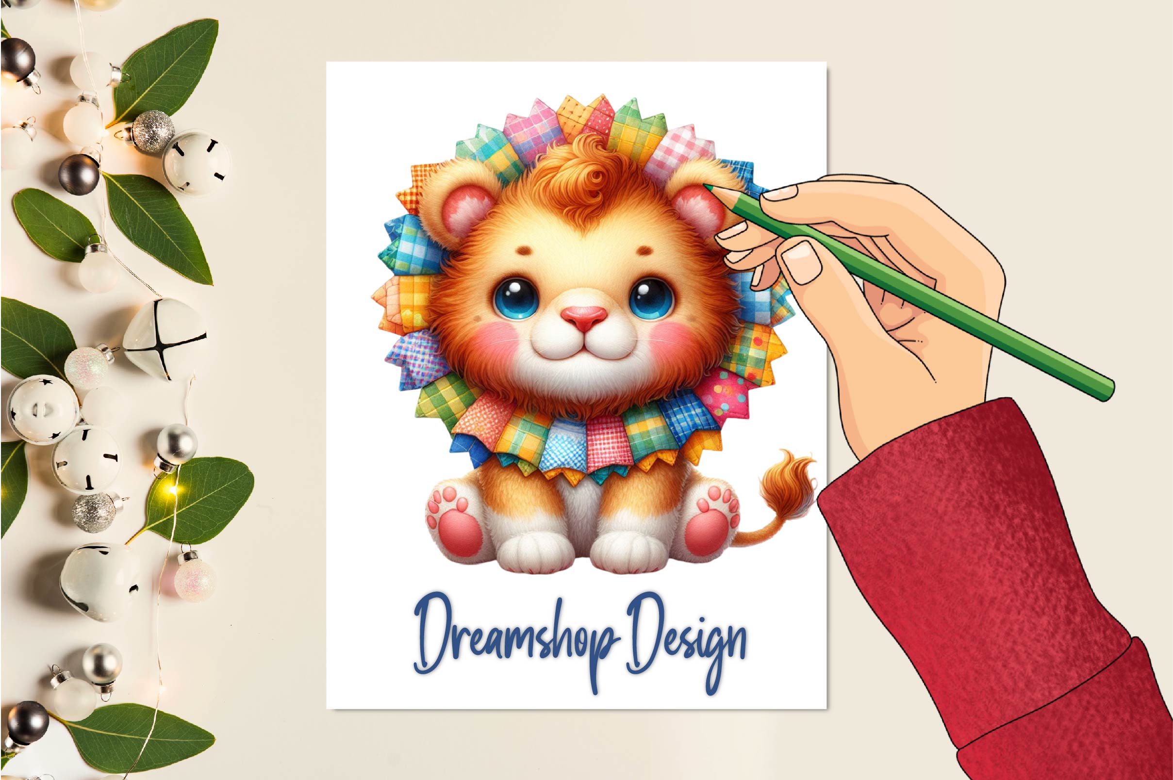 Cute Patchwork Animals Clipart Bundle - CraftNest - Digital Crafting and Art