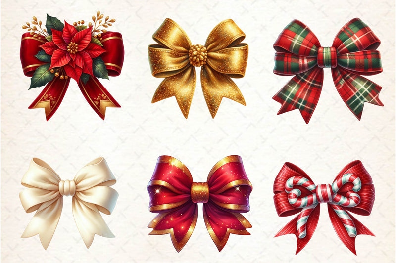 Velvet Bows Clipart Bundle - CraftNest - Digital Crafting and Art