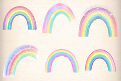 Rainbow Clipart Bundle - CraftNest - Digital Crafting and Art