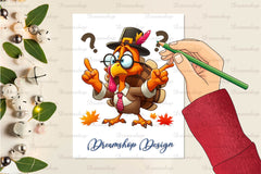 Autumn Funny Turkey Clipart Bundle - CraftNest - Digital Crafting and Art