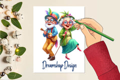 Funny Old Ladies Clipart Bundle - CraftNest - Digital Crafting and Art