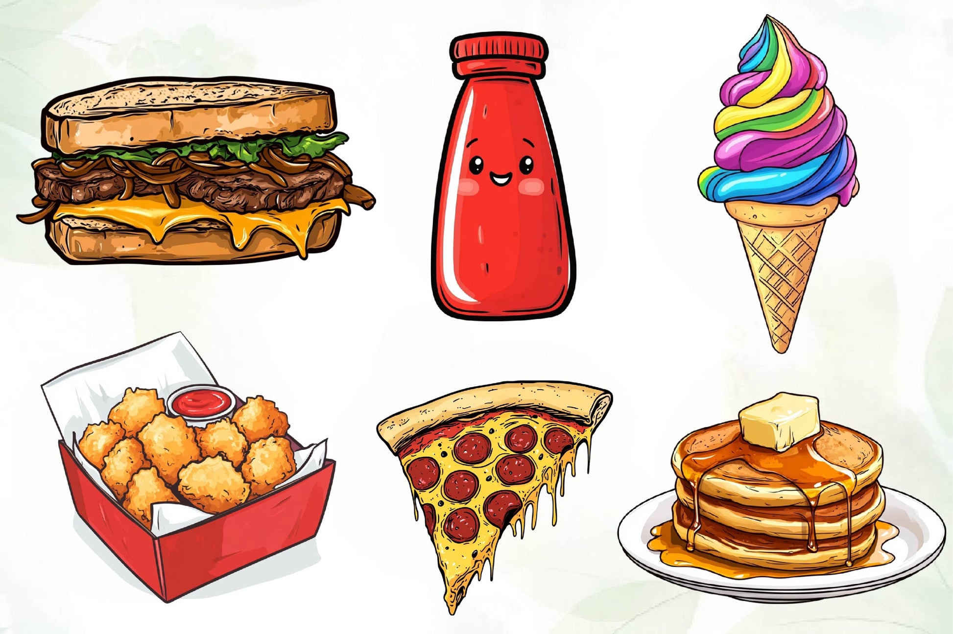 Fast Food Clipart Bundle - CraftNest - Digital Crafting and Art