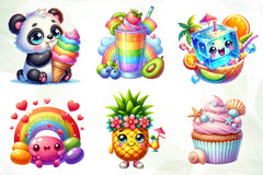 Cute Sweet Summer Clipart Bundle 1 - CraftNest - Digital Crafting and Art