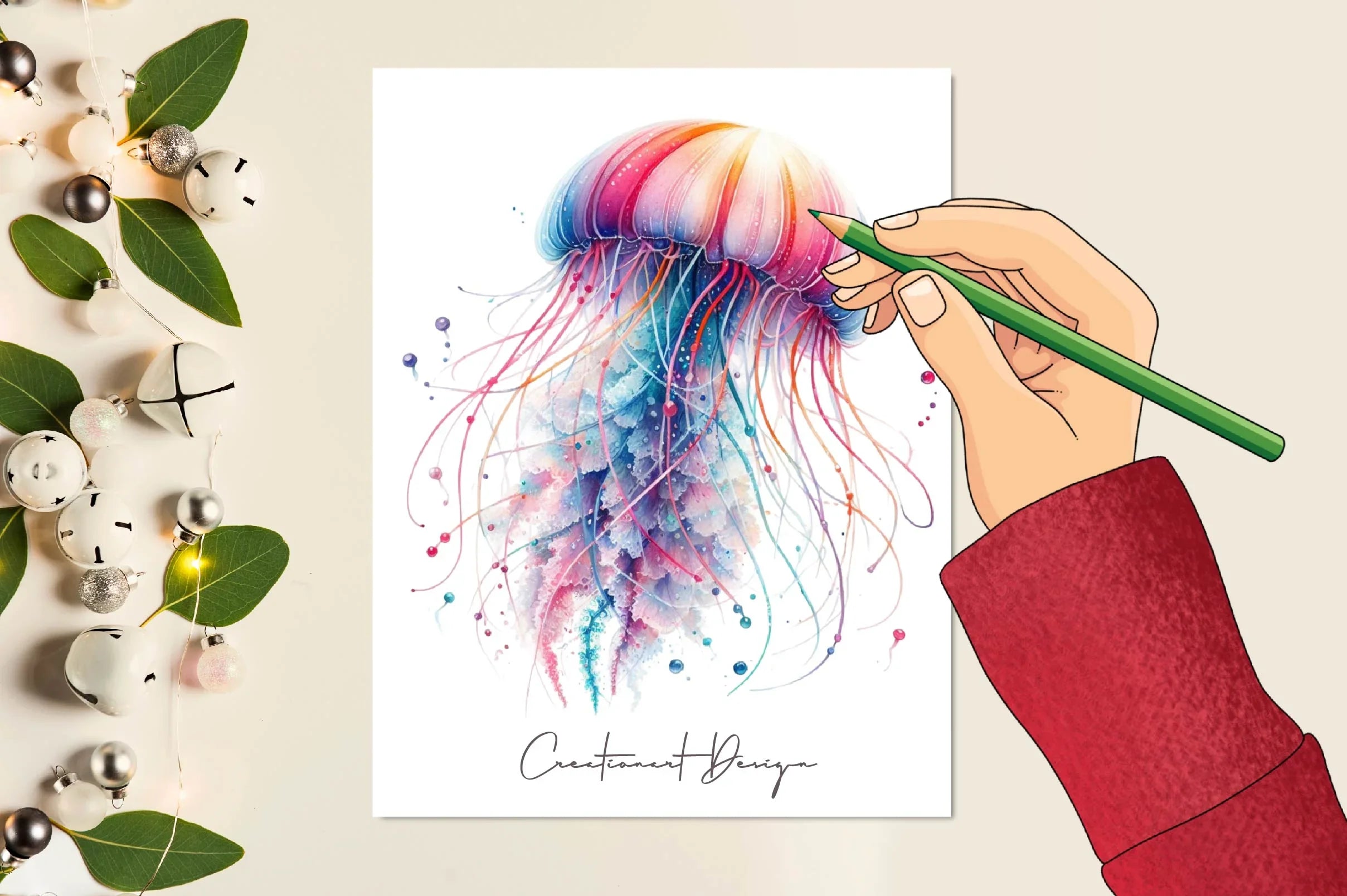 Jellyfish Clipart Bundle - CraftNest - Digital Crafting and Art