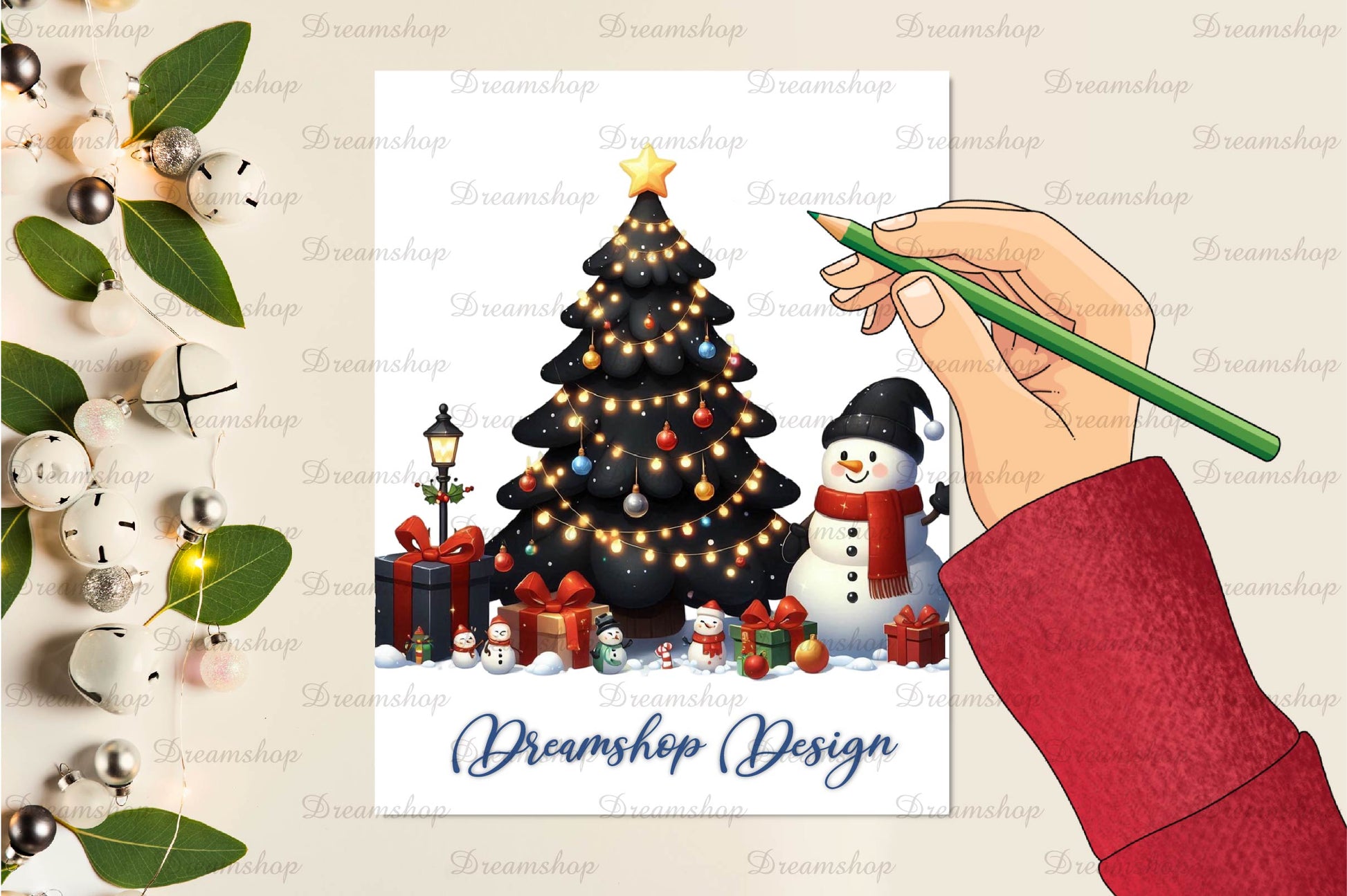 Christmas Tree Clipart Bundle - CraftNest - Digital Crafting and Art