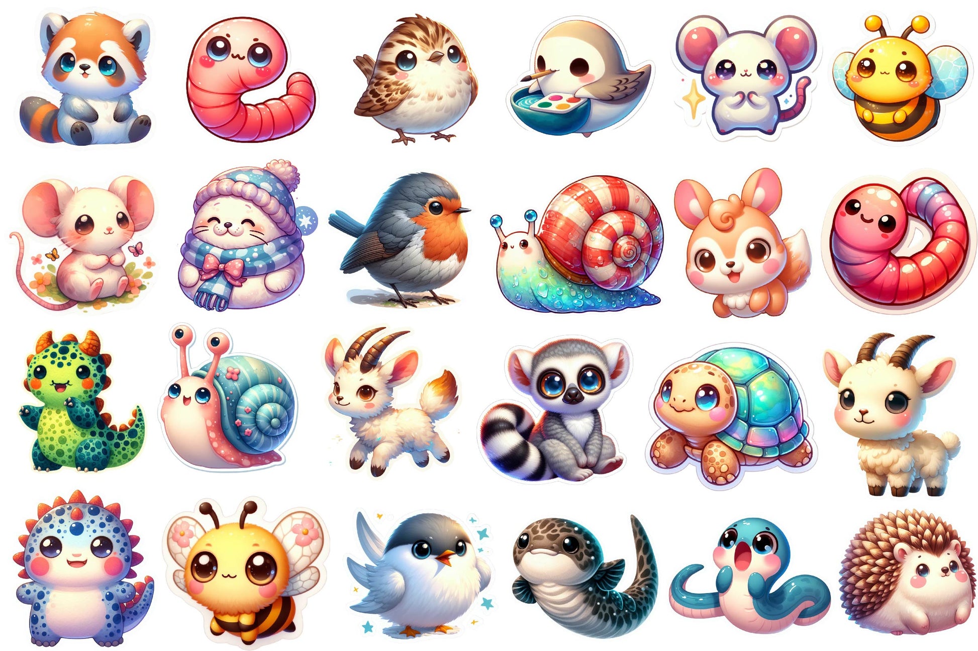 Summer Animals Sticker - CraftNest - Digital Crafting and Art