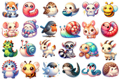 Summer Animals Sticker - CraftNest - Digital Crafting and Art