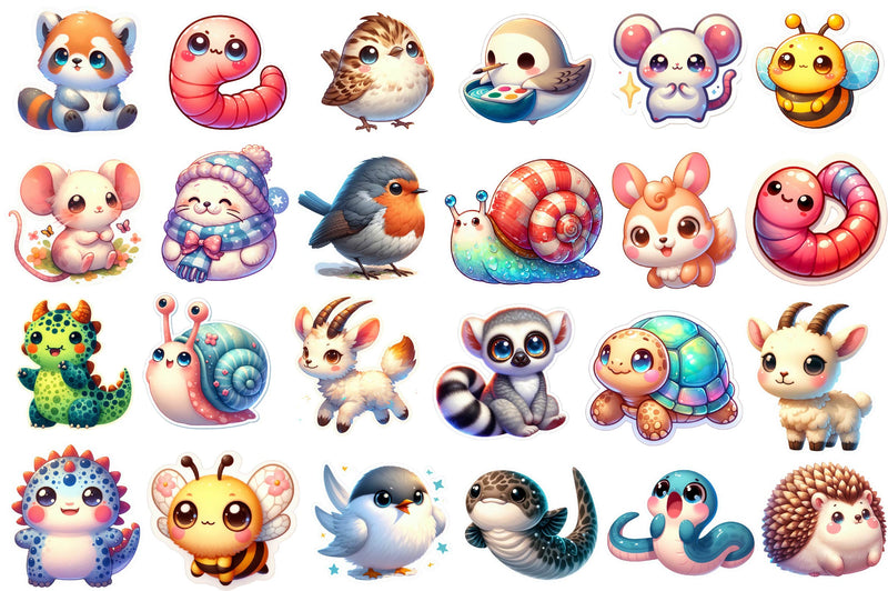 Summer Animals Sticker - CraftNest - Digital Crafting and Art