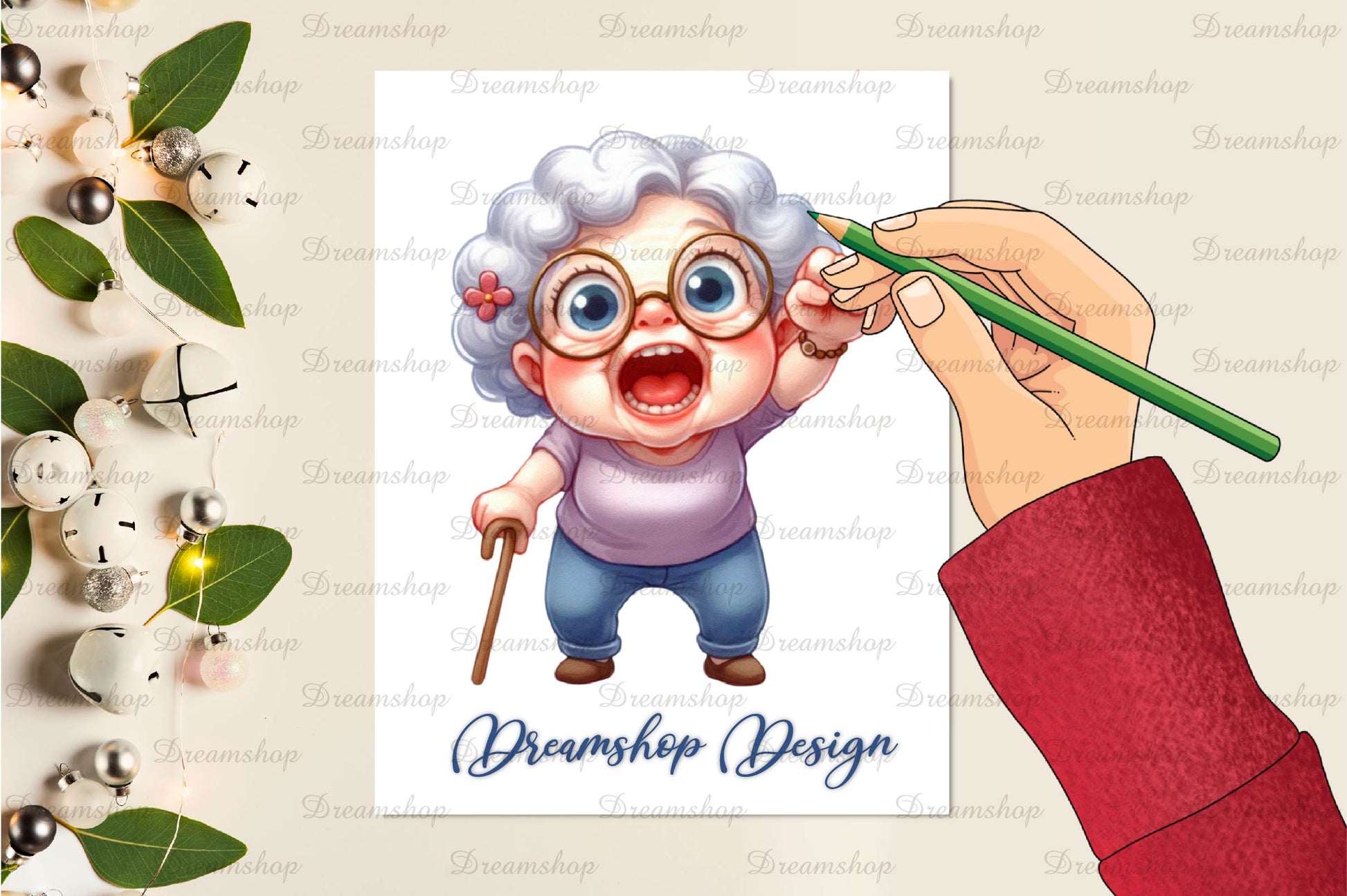 Funny Grandma Clipart Bundle - CraftNest - Digital Crafting and Art