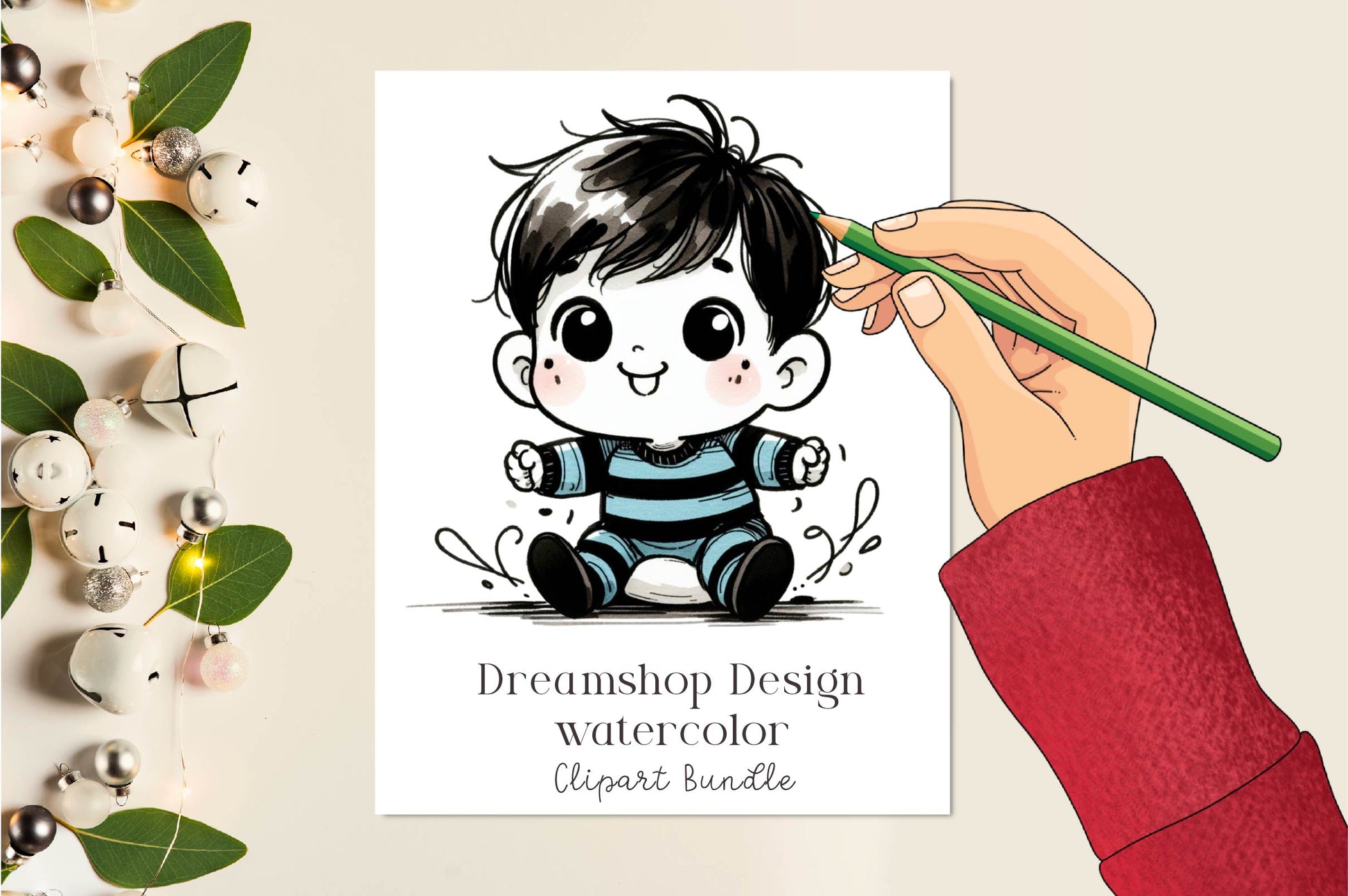 Hand Drawn Children Clipart Bundle - CraftNest - Digital Crafting and Art