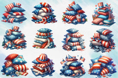 4th Of July Pillow Clipart Bundle - CraftNest - Digital Crafting and Art