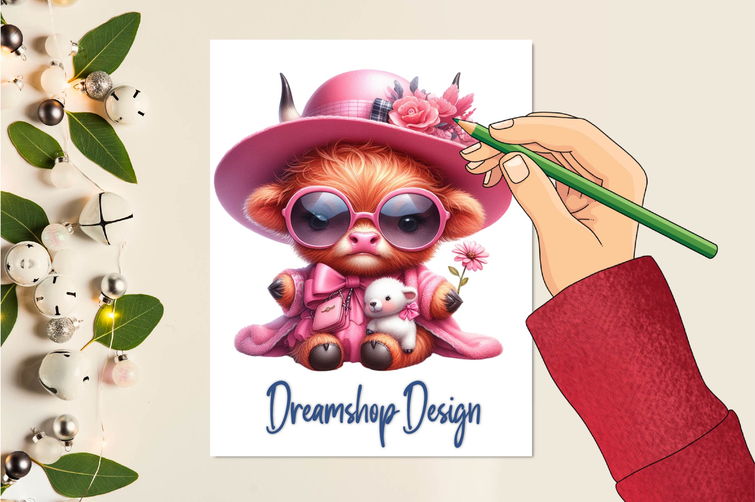 Cute Highland Cows Clipart Bundle - CraftNest - Digital Crafting and Art