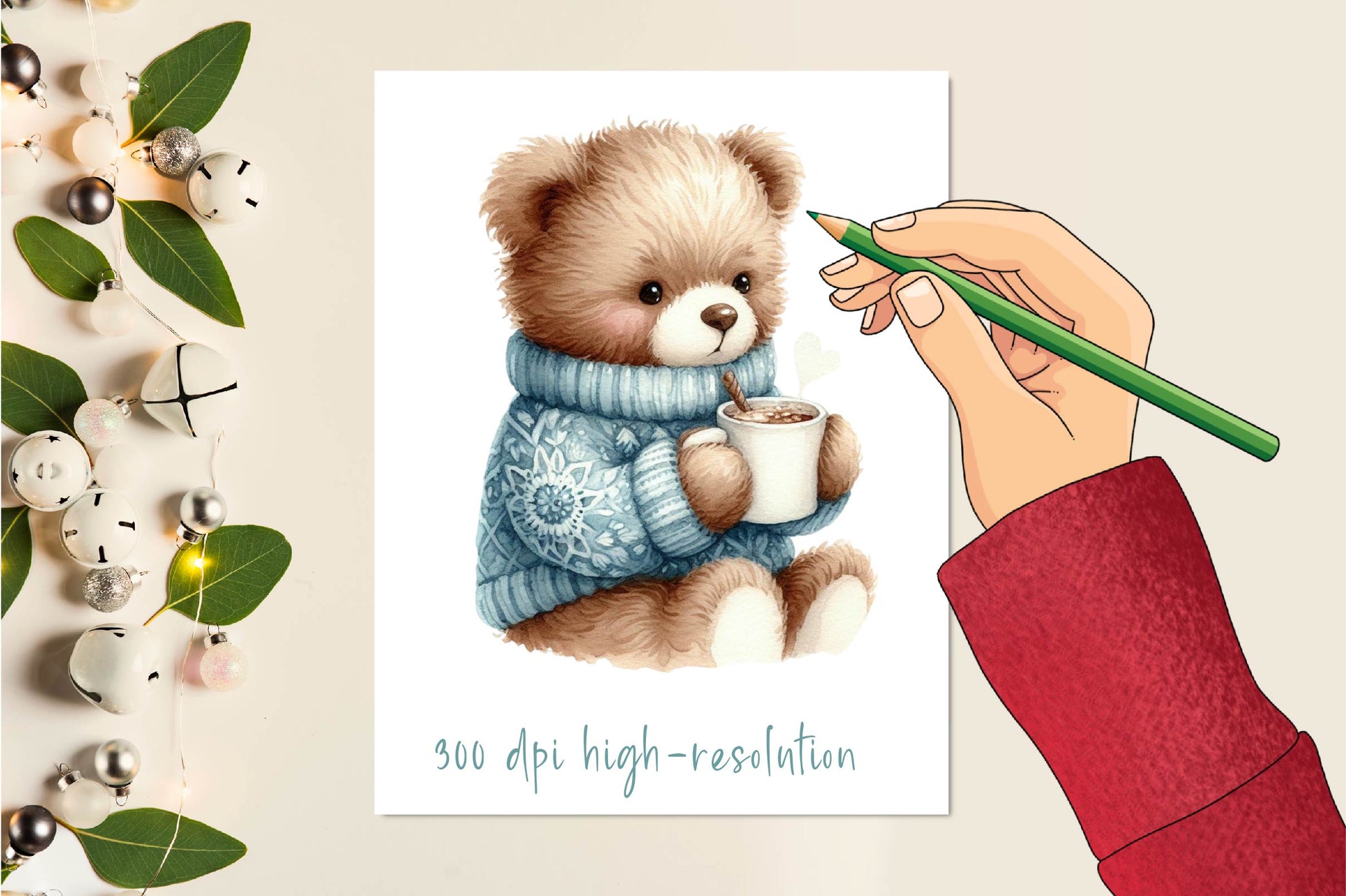 Teddy Bear Clipart Bundle 2 - CraftNest - Digital Crafting and Art