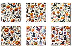 Halloween Digital Background Papers - CraftNest - Digital Crafting and Art