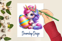 Cute Unicorn Clipart Bundle 4 - CraftNest - Digital Crafting and Art