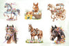 Easter Horse Clipart Bundle
