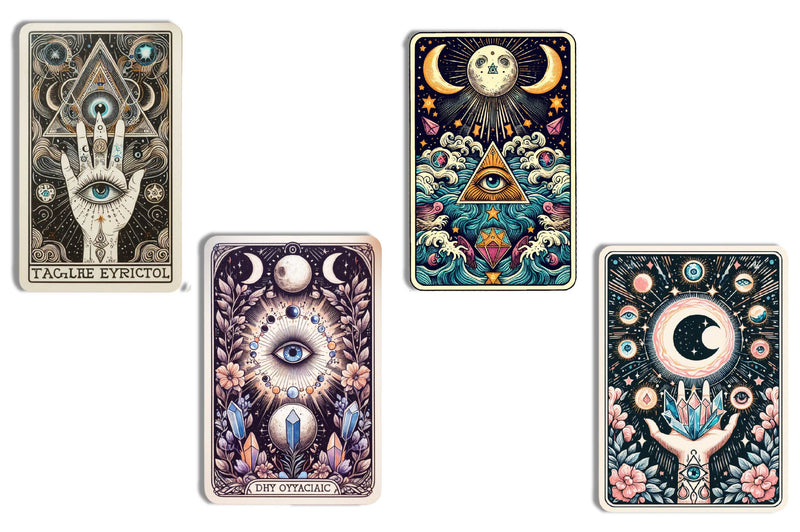 Magic And Celestial Tarot Card Clipart Bundle - CraftNest - Digital Crafting and Art