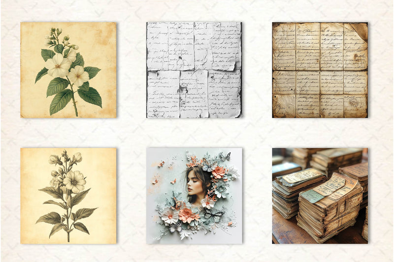 Vintage Ephemera Junk Journals - CraftNest - Digital Crafting and Art