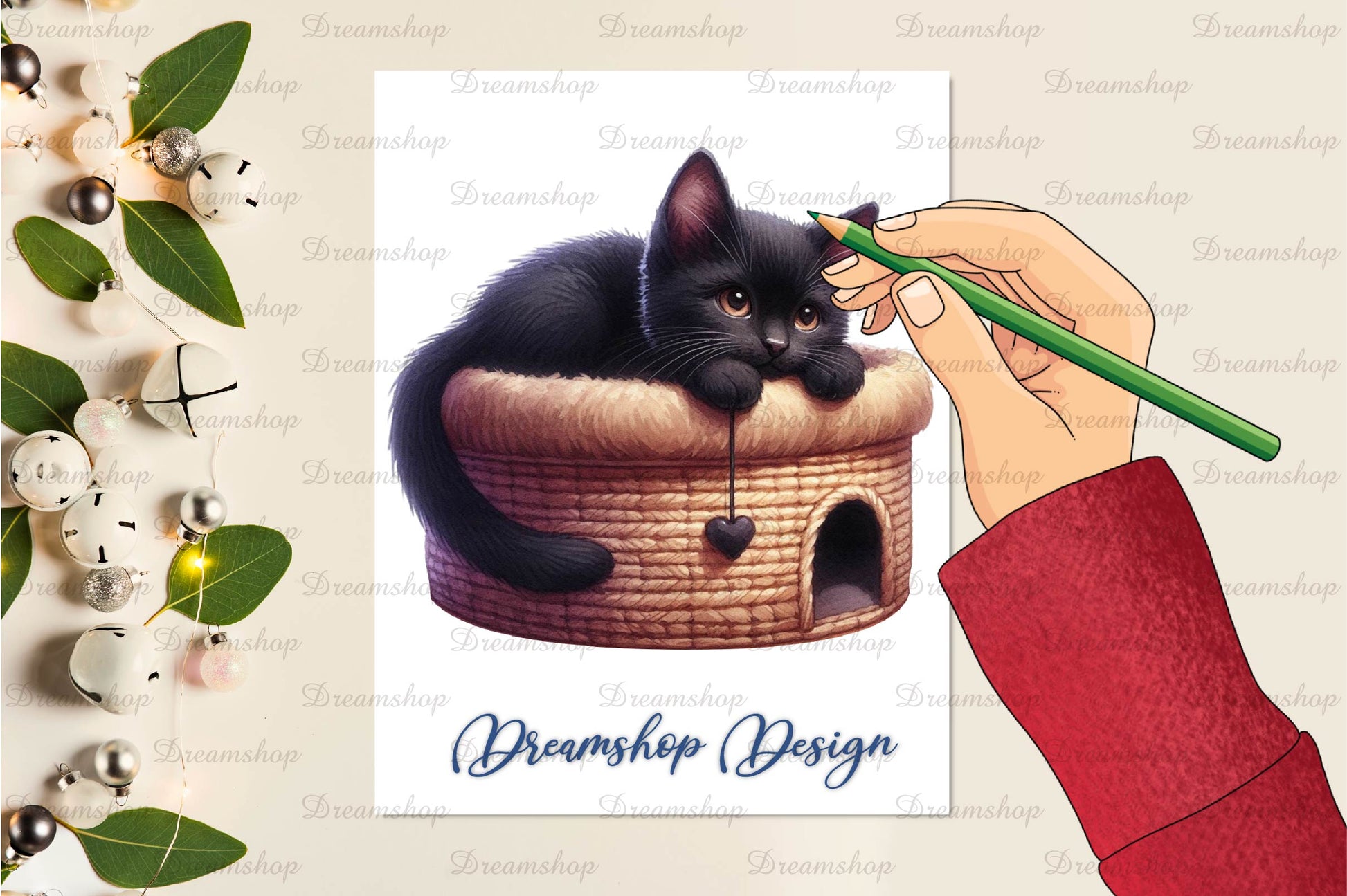 Quirky Funny Black Cat Clipart Bundle 1 - CraftNest - Digital Crafting and Art