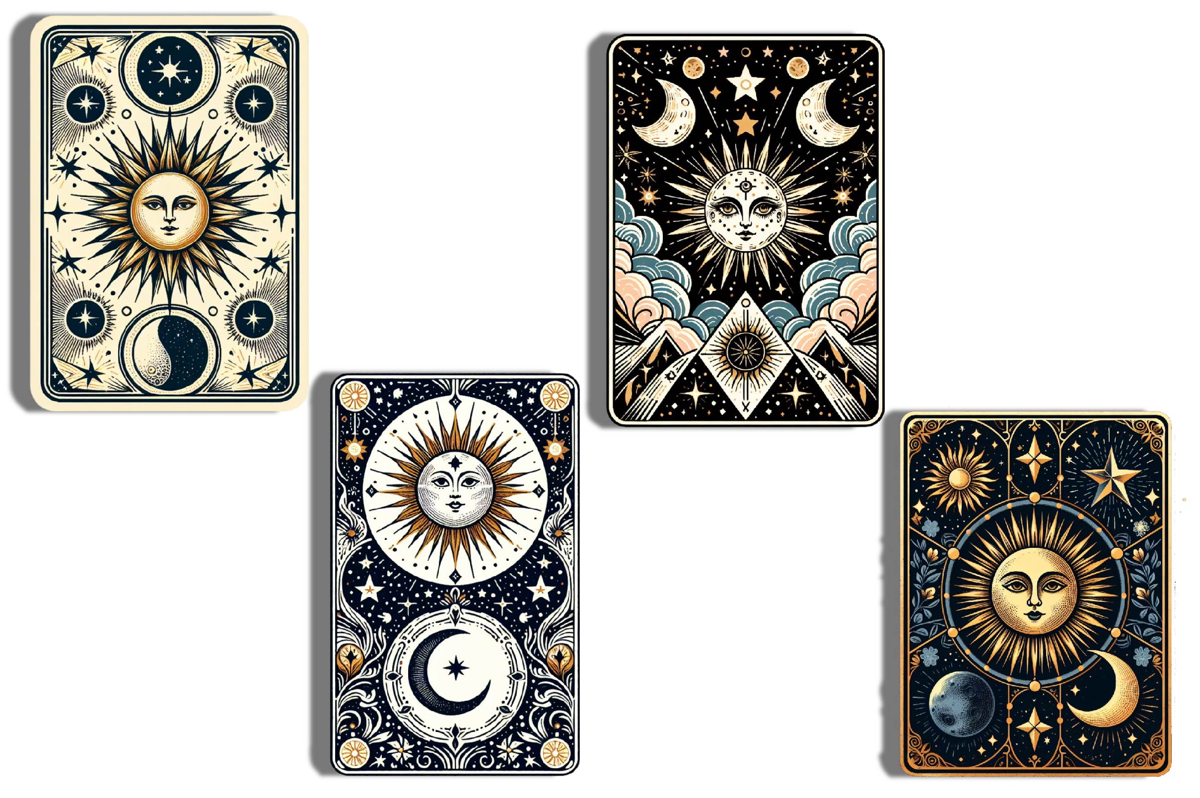 Magic And Skeleton Tarot Card Clipart Bundle - CraftNest - Digital Crafting and Art