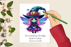 Halloween Scary Fairy Clipart Bundle - CraftNest - Digital Crafting and Art