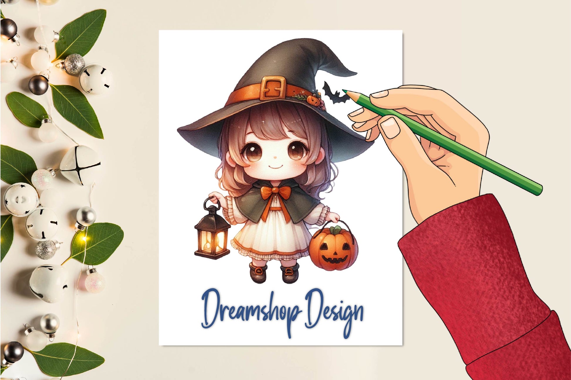Cute Little Witch Clipart Bundle - CraftNest - Digital Crafting and Art