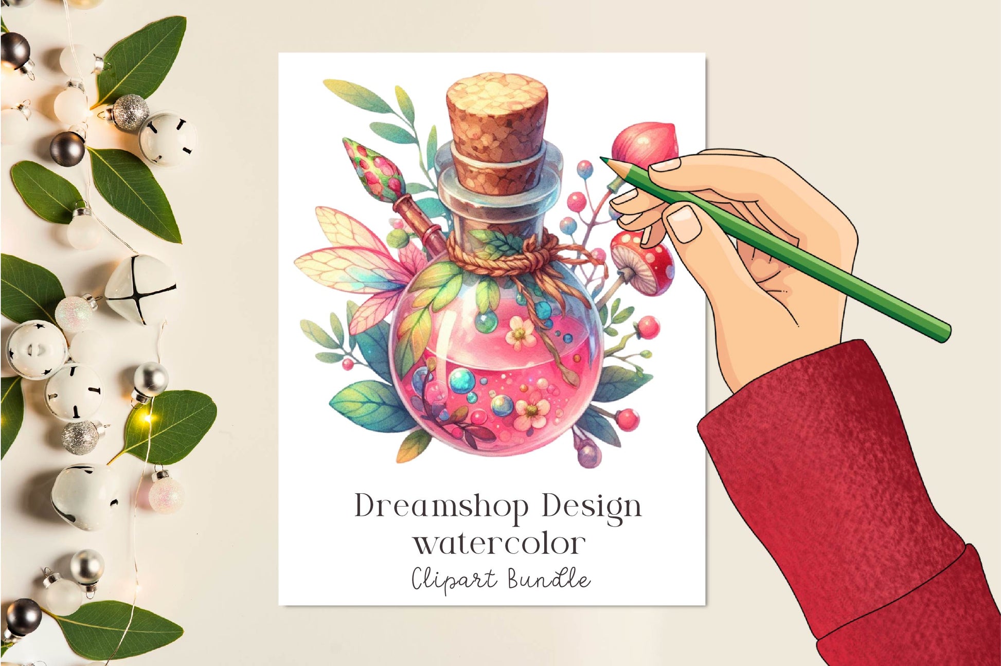 Fairy Potions Clipart Bundle - CraftNest - Digital Crafting and Art