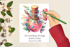 Fairy Potions Clipart Bundle - CraftNest - Digital Crafting and Art