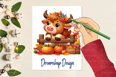 Autumn Bison Clipart Bundle - CraftNest - Digital Crafting and Art