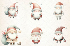 Christmas Whimsical Santa Clipart Bundle - CraftNest - Digital Crafting and Art
