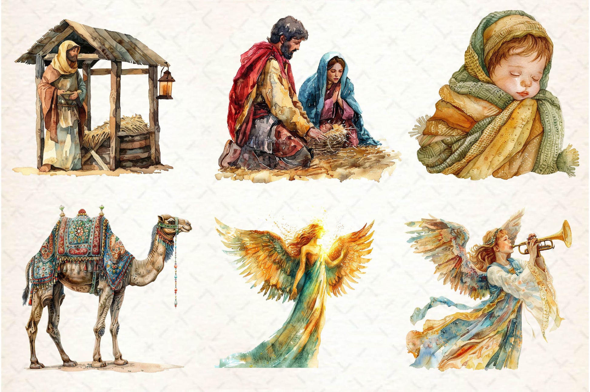 Easter Nativity Scene Clipart Bundle - CraftNest - Digital Crafting and Art