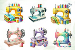 Sewing Machine Clipart Bundle - CraftNest - Digital Crafting and Art