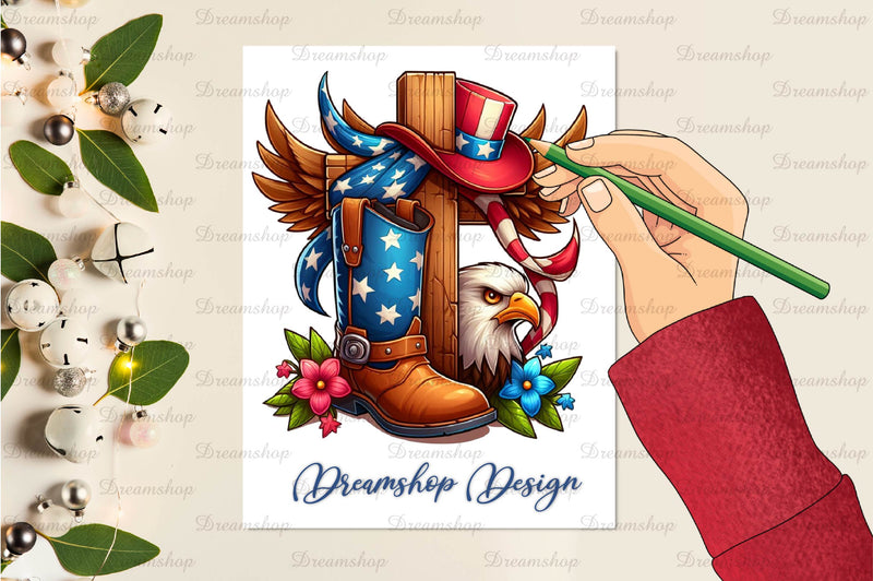 Memorial Day Cross Clipart Bundle - CraftNest - Digital Crafting and Art