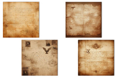 Old Letter Digital Paper Junk Journals - CraftNest - Digital Crafting and Art