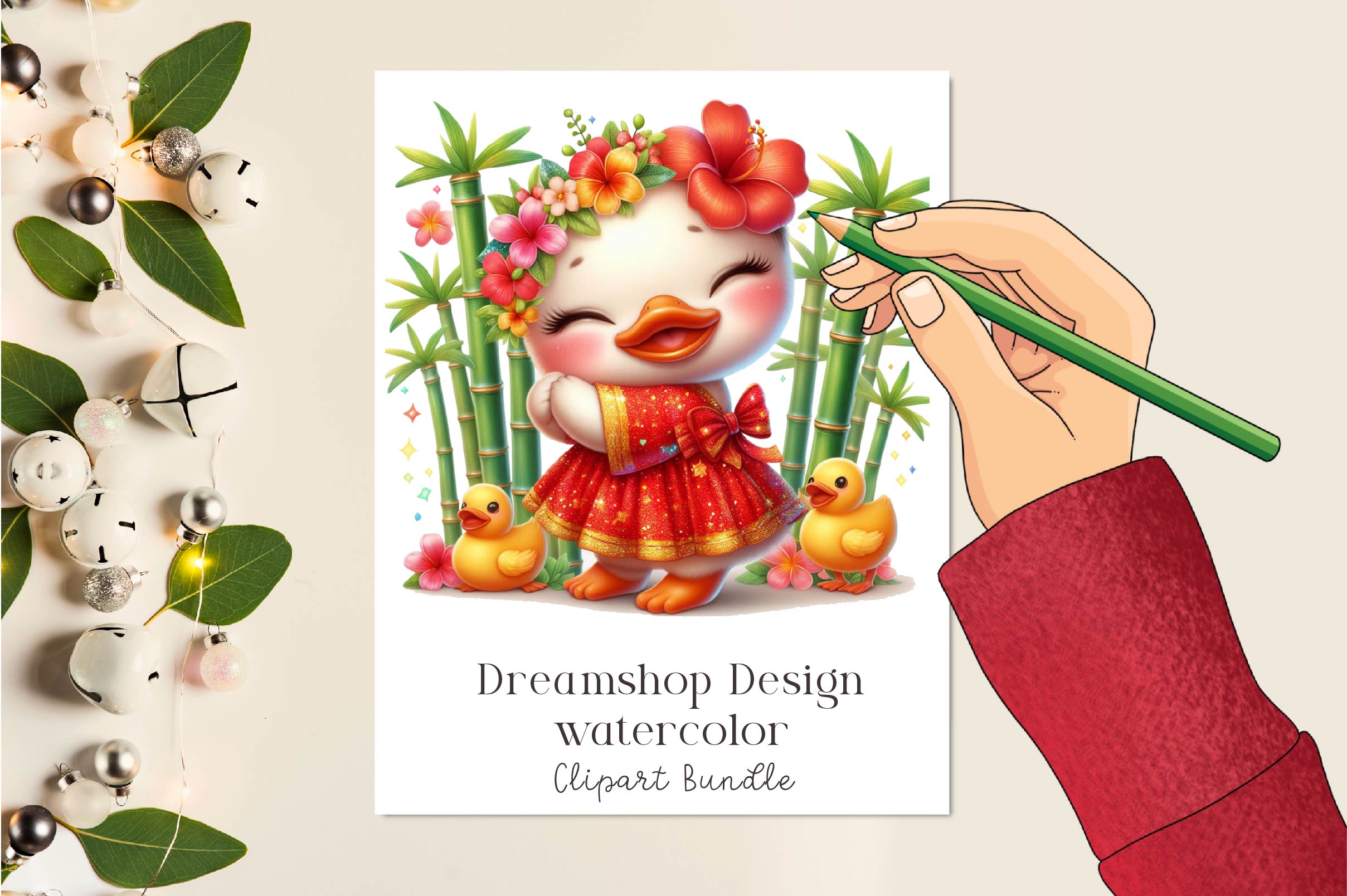 Cute Ducks Clipart Bundle - CraftNest - Digital Crafting and Art