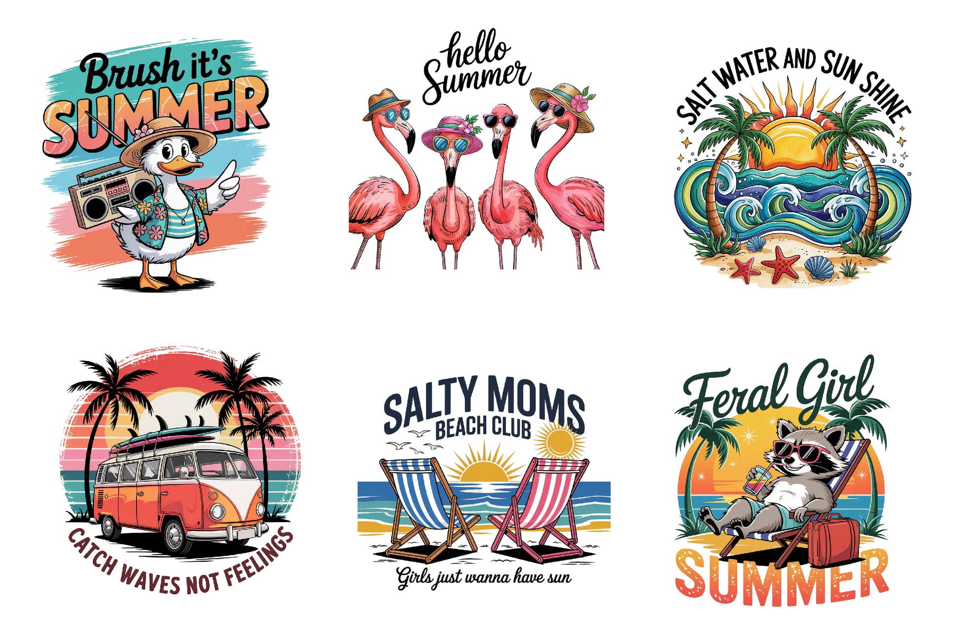 Funny Summer Quotes Clipart Bundle - CraftNest - Digital Crafting and Art