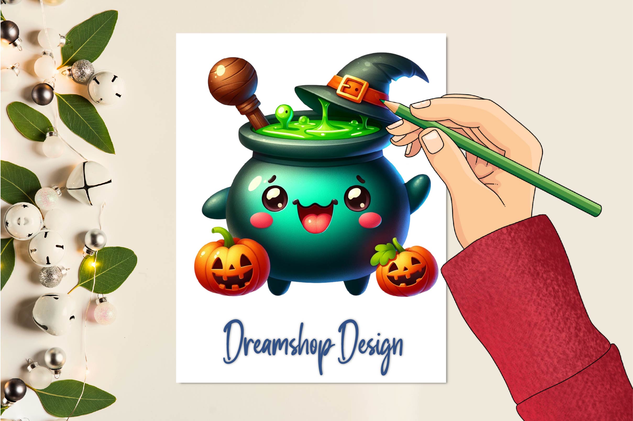 Halloween Cauldron Clipart Bundle - CraftNest - Digital Crafting and Art