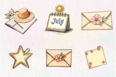 Summer Planner Clipart Bundle - CraftNest - Digital Crafting and Art