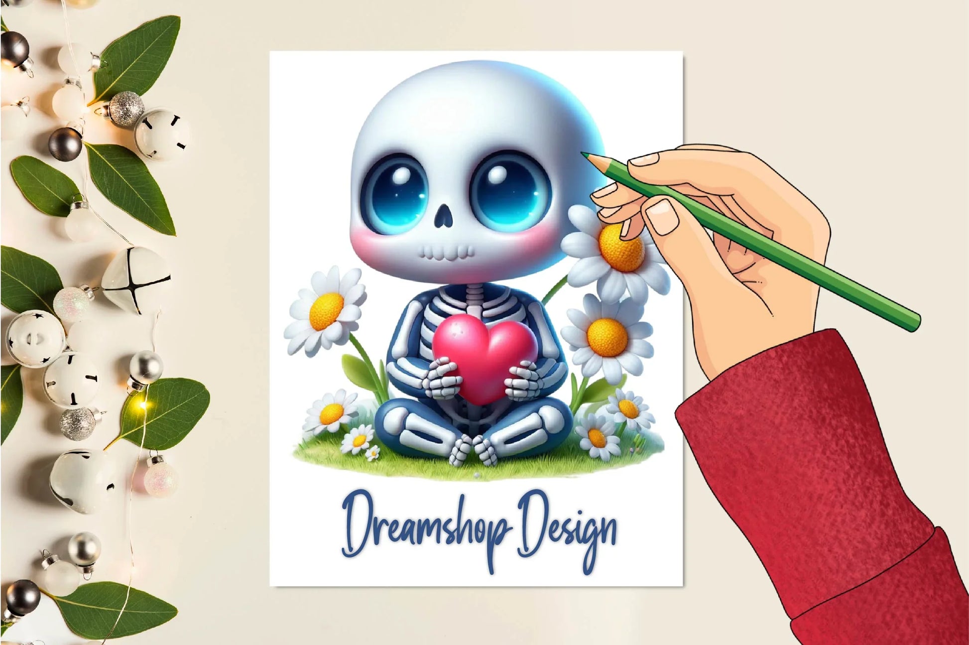 Spring Skeleton Clipart Bundle - CraftNest - Digital Crafting and Art