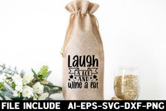 Wine Bag SVG Bundle - CraftNest - Digital Crafting and Art