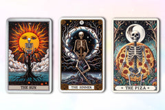 Funny Skeleton Tarot Cards Clipart Bundle - CraftNest - Digital Crafting and Art