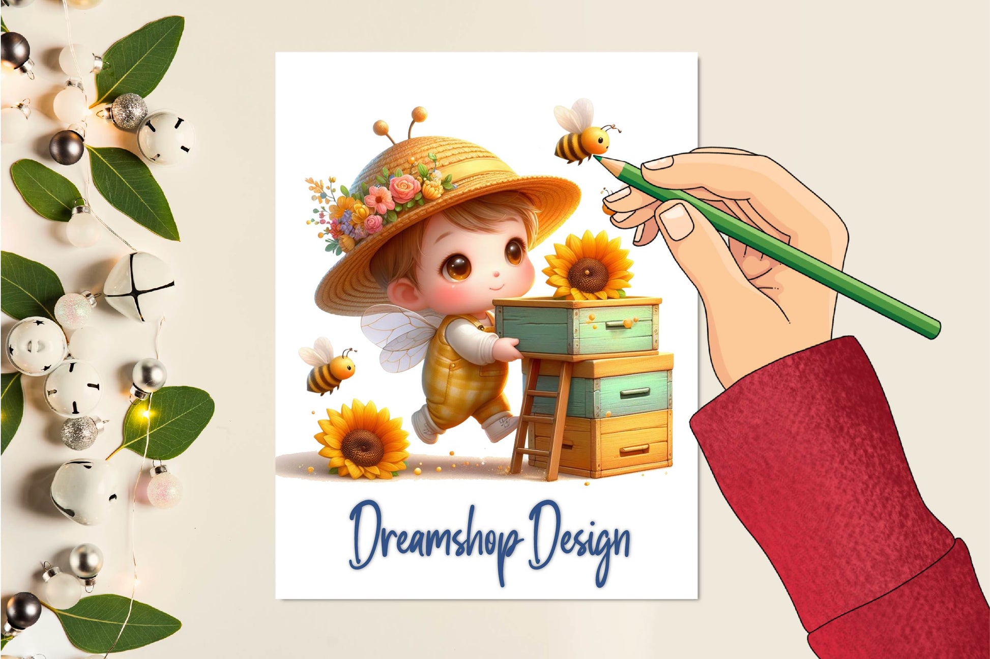 Sunflower Bee Clipart Bundle - CraftNest - Digital Crafting and Art